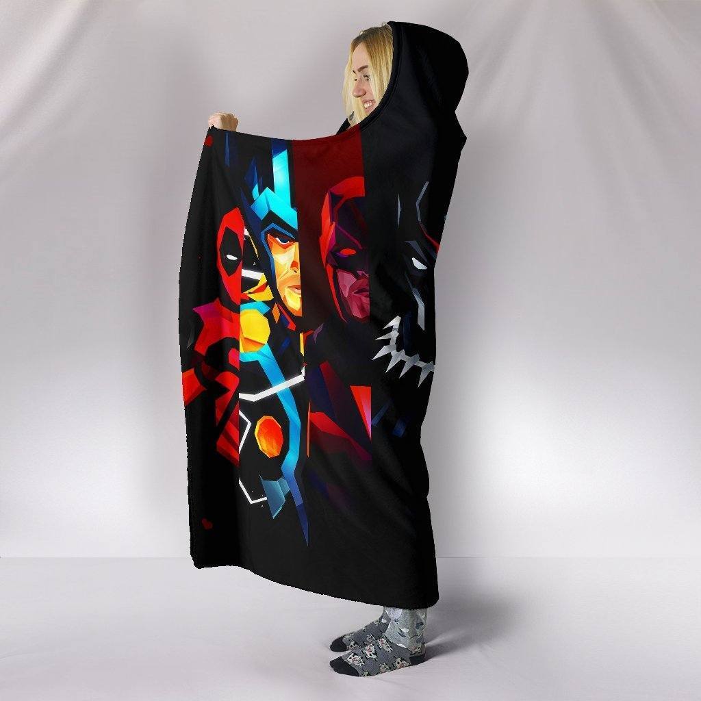 The Avengers Hooded Blankets - Super Heroes Hooded Blanket - Image 3