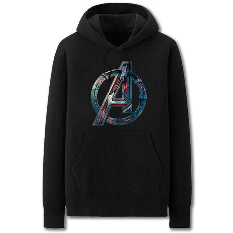 The Avengers Hoodies - Solid Color Avengers: Age of Ultron Logo Fleece Hoodie - Image 5