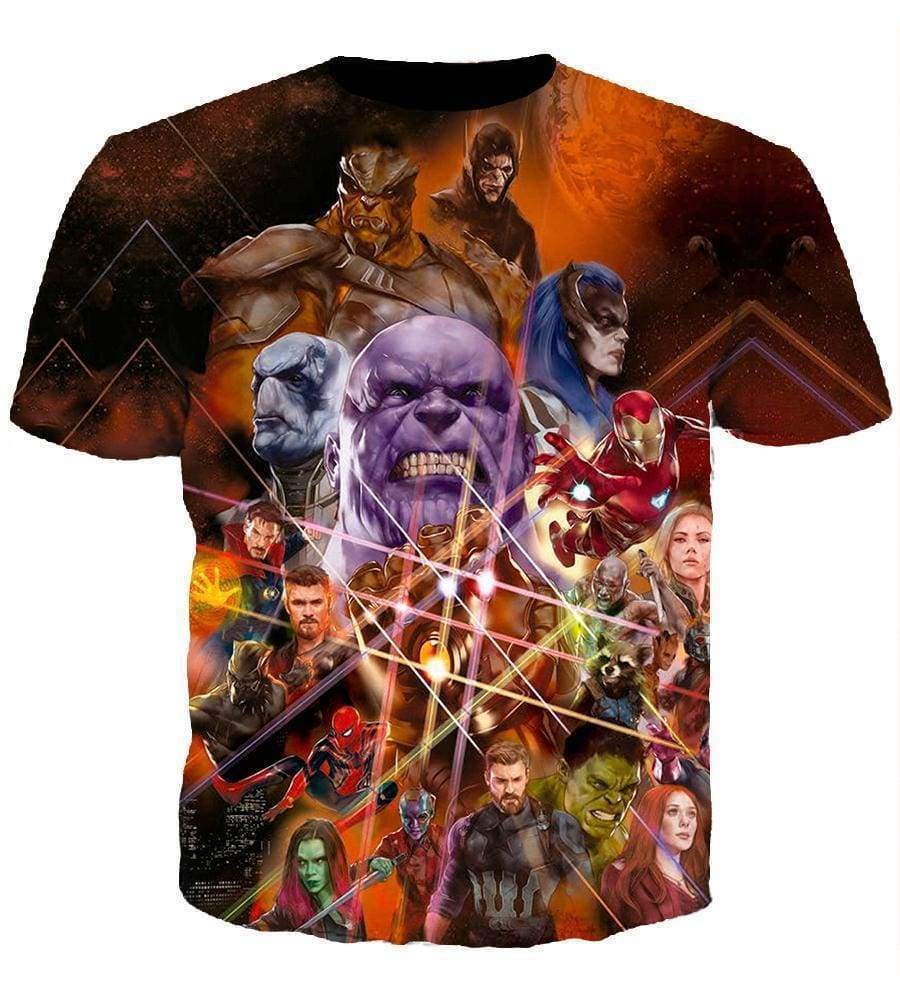 The Avengers Infinity War Hoodies - Pullover Hero Collection Yellow Hoodie - Image 4