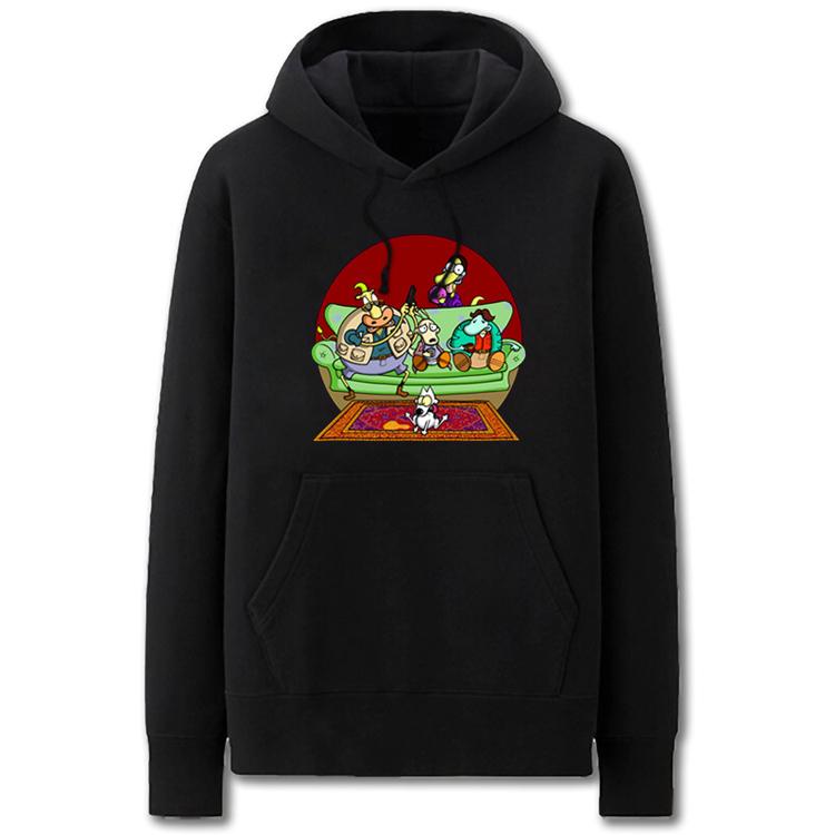 The Big Lebowski Hoodies - Solid Color The Big Lebowski Cartoon Style Cute Fleece Hoodie - Image 5