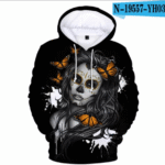 The Crow 3D Printed Hoodie - Horror Movie Outwear