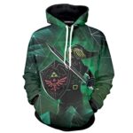 The Legend of Zelda Hoodie - 3D Print Hooded Pullover