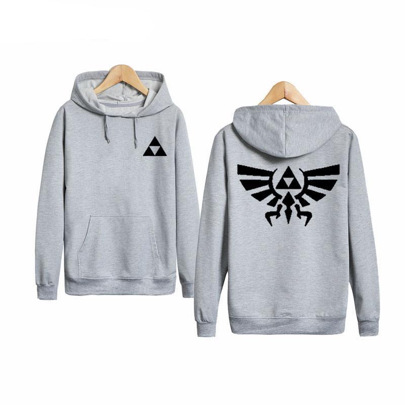 The Legend Of Zelda Hoodies - Pullover Solid Color Hoodie - Image 3