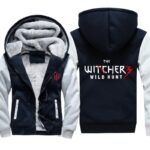 The Witcher 3: Wild Hunt Jackets - Solid Color The Witcher Logo Super Cool Fleece Jacket