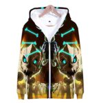Undertale Jacket - Skull 3D Print Zip Up Jacket