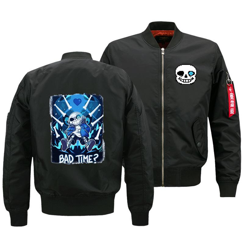 Undertale Jackets - Solid Color Undertale Game Flight Suit Fleece Jacket - Image 3