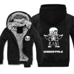 Undertale Jackets - Solid Color Undertale Game Series Icon Super Cool Fleece Jacket