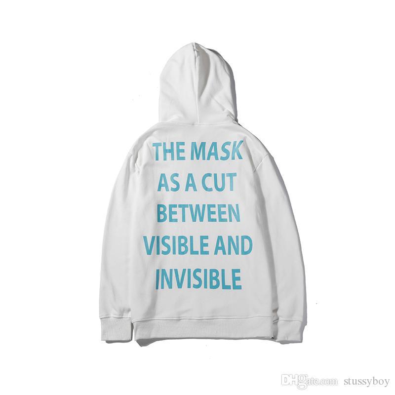 Unisex Mask Designer Hoodie Hip Hop Hoodie Sweatshirts Pullover - Image 4