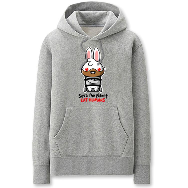Usavich Hoodies - Solid Color Cute Usavich Cartoon Style Fleece Hoodie - Image 4