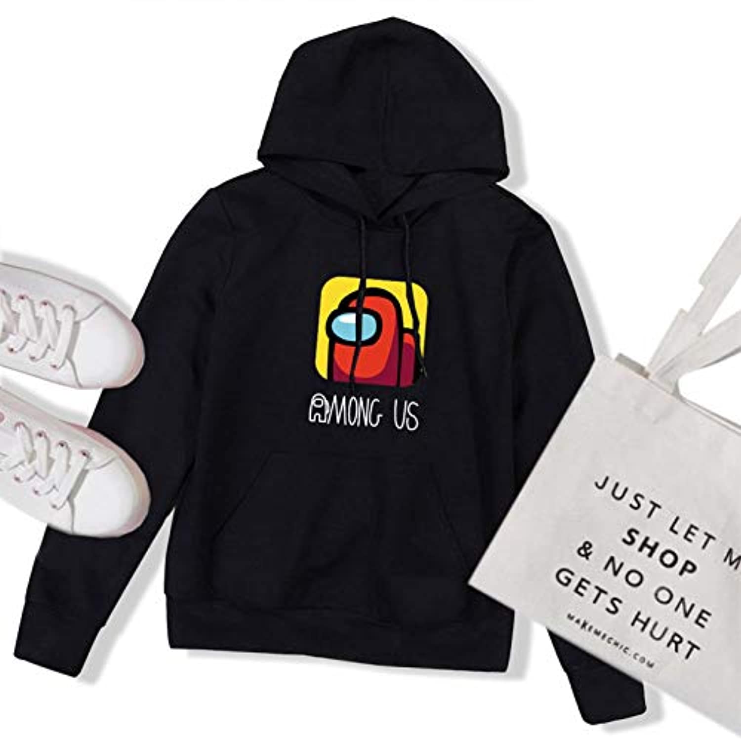 Video Game Among Us Hoodie - 3D Print Drawstring Pullover Hoodie - Image 3
