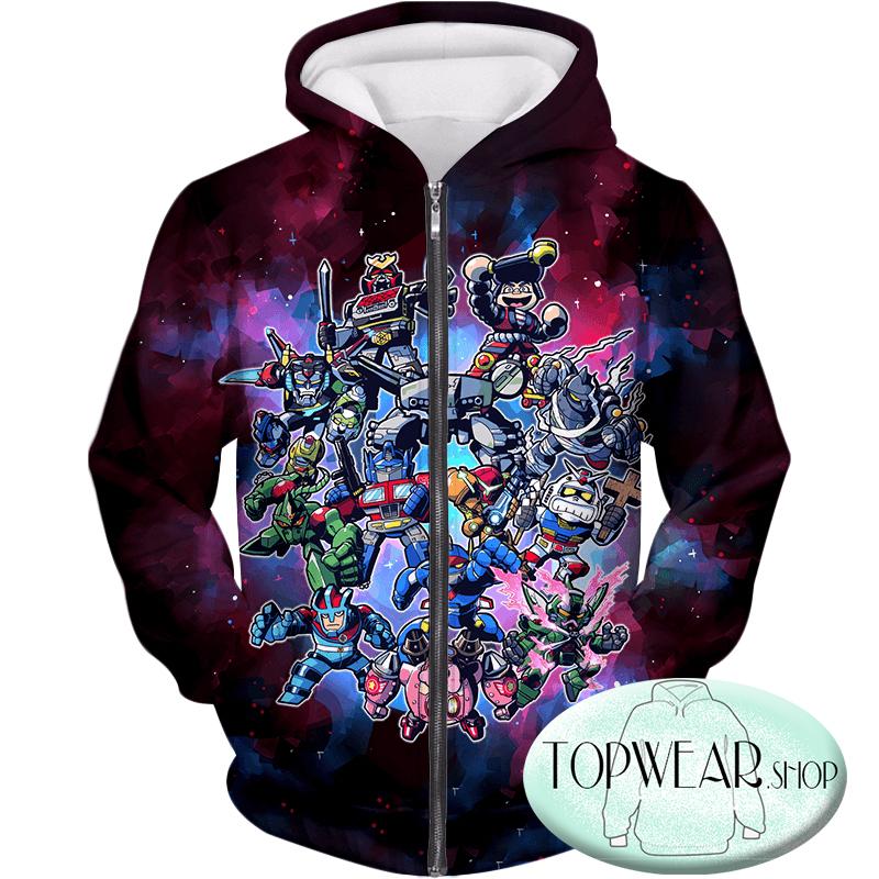 Voltron: Legendary Defender Hoodies - Super Cool Voltron Force Ultimate Pullover Hoodie - Image 3