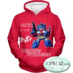 Voltron: Legendary Defender Hoodies -Transformers Optimus Prime Pullover Hoodie