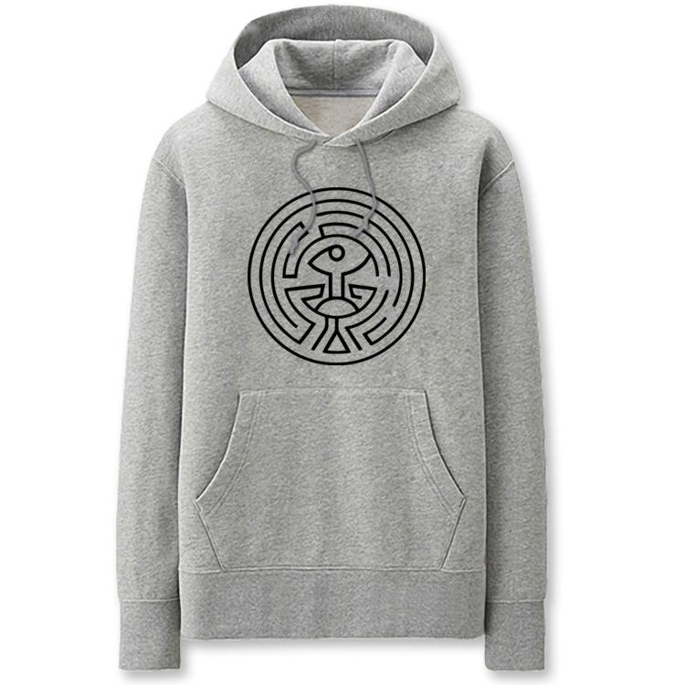 Westworld Hoodies - Solid Color Westworld Maze Fleece Hoodie - Image 5