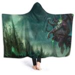 World of Warcraft Hooed Blankets - Wow Illidan Wearable Blanket Hoodie