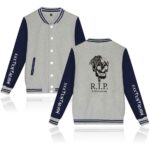 XXXTentacion Baseball Jackets - Solid Color Popular Rapper XXXTentacion RIP Icon Baseball Jacket